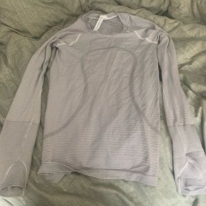 Lululemon striped long sleeve swiftly tech